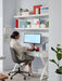 Compact White Writing Desk for Small Spaces and Creativity - ShipItFurniture