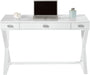 Compact White Writing Desk for Small Spaces and Creativity - ShipItFurniture