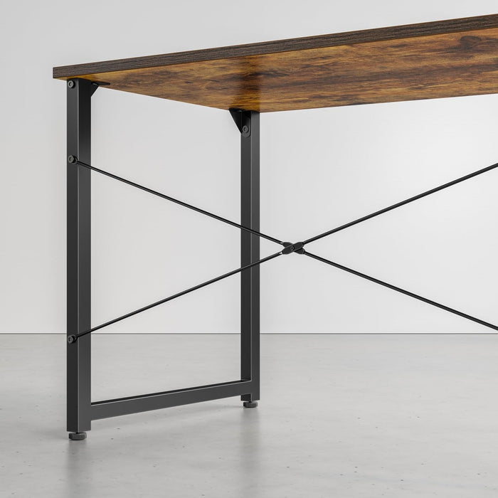 Computer Desk, 32 Inch Small Home Office Desk for Small Spaces, Modern Simple Style for Home, Office, Study, Writing, Rustic Brown - ShipItFurniture