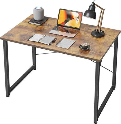 Computer Desk, 32 Inch Small Home Office Desk for Small Spaces, Modern Simple Style for Home, Office, Study, Writing, Rustic Brown - ShipItFurniture