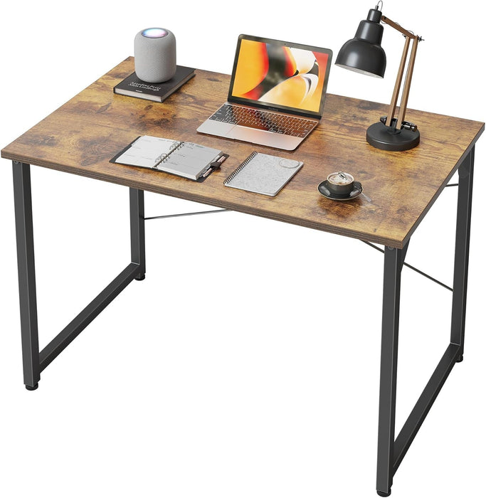 Computer Desk, 32 Inch Small Home Office Desk for Small Spaces, Modern Simple Style for Home, Office, Study, Writing, Rustic Brown - ShipItFurniture