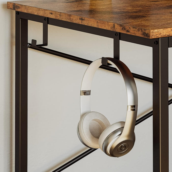 Computer Desk with Power Outlet and USB Charging Ports - ShipItFurniture