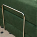 Convertible Floor Sofa Bed Comfy Corduroy Design Green - ShipItFurniture