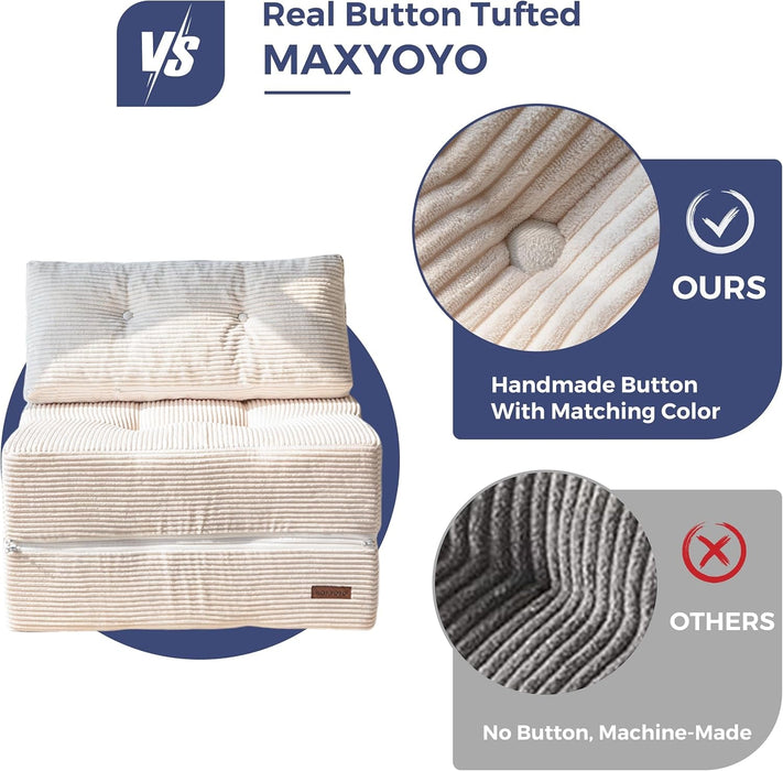 Convertible Folding Sofa Bed with High - Density Foam - ShipItFurniture