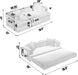 Convertible Folding Sofa Bed with Removable Backrest - ShipItFurniture