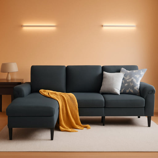 Convertible L Shaped Sectional Sofa with Storage Chaise - ShipItFurniture