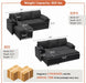Convertible L - Shaped Sofa Bed with Storage and USB - ShipItFurniture