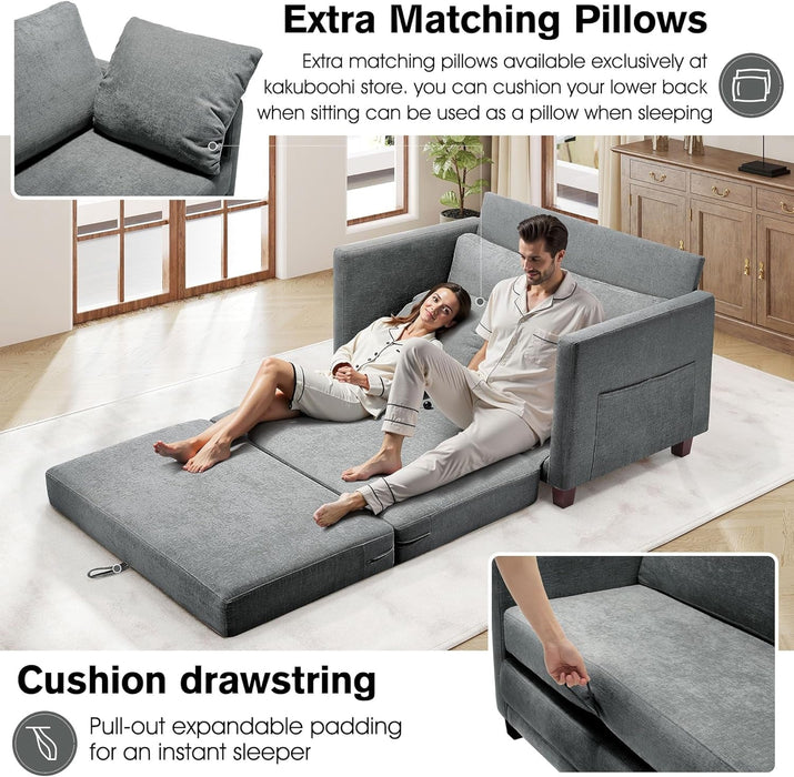 Convertible Loveseat Sleeper Sofa Bed for Small Spaces - ShipItFurniture