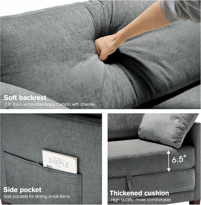 Convertible Loveseat Sleeper Sofa Bed for Small Spaces - ShipItFurniture