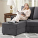 Convertible Modular Sectional Sofa with Memory Foam Comfort - ShipItFurniture