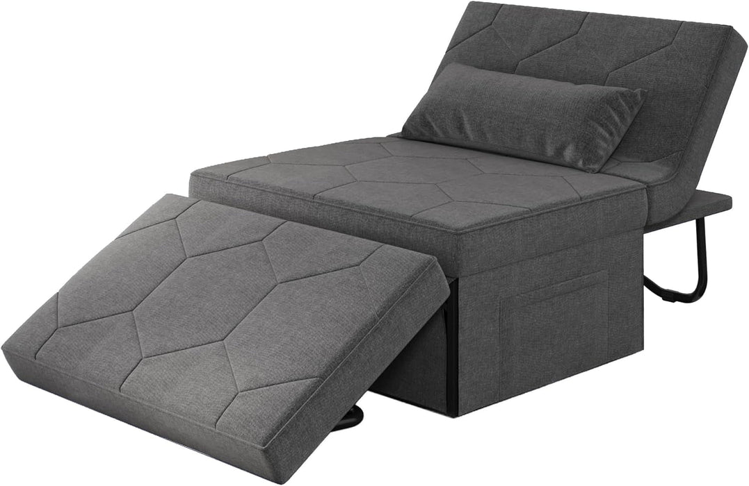 Convertible Sleeper Chair Bed with Adjustable Backrest - ShipItFurniture