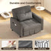 Convertible Sofa Bed Chair with Adjustable Backrest Design - ShipItFurniture