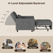 Convertible Sofa Bed Chair with Adjustable Backrest Design - ShipItFurniture
