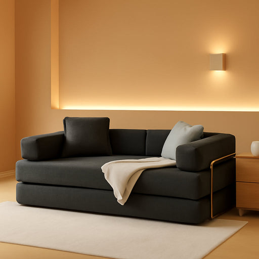 Convertible Sofa Bed with Adjustable Armrests and Comfort - ShipItFurniture