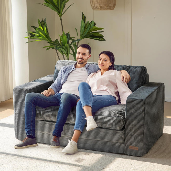 Convertible Sofa Bed With Pillows For Living Room - ShipItFurniture