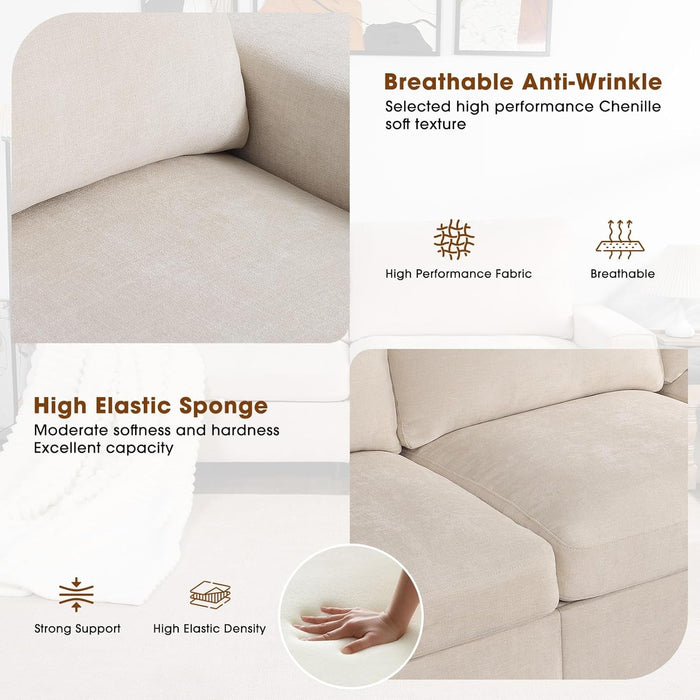 Convertible Storage Sectional Sofa with Spacious Hidden Storage - ShipItFurniture