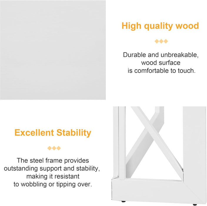 Corner Computer Desk with Keyboard Tray and Storage Shelves - ShipItFurniture