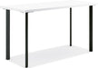 Coze Home Office Desks, Sturdy Table Computer Desk, 42", White Top, Black Base - ShipItFurniture