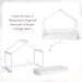 Trellis House Pictureperfect Toddler Bed True White