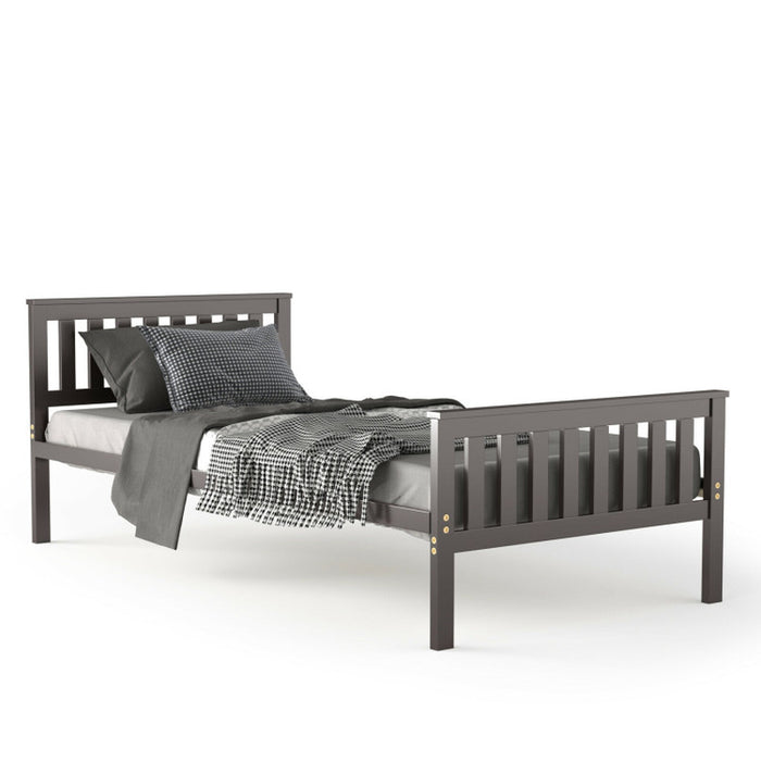 Twin/Full/Queen Size Wood Platform Bed with Headboard