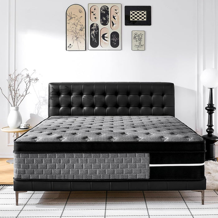 Full Size Mattress, 12 Inch Hybrid Full Mattress, Medium Firm