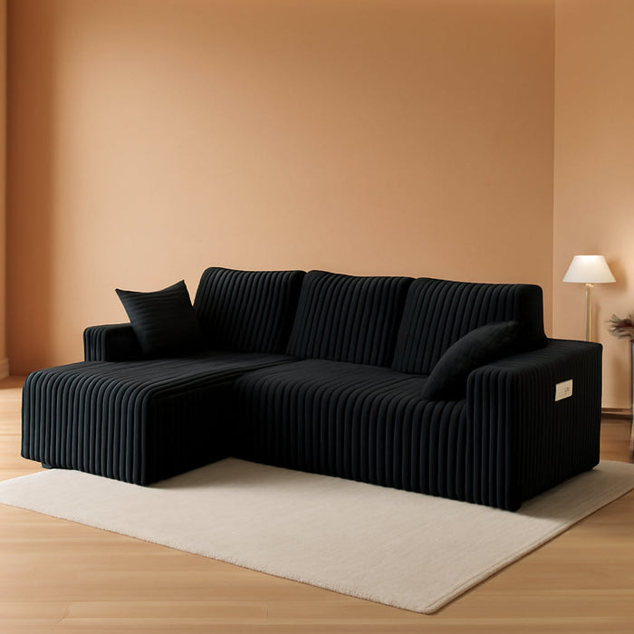 NinetySixInch Configurable Modular Sectional Sofa Memory Foam