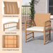 5 Pieces Patio Wicker Conversation Set, Outdoor Furniture Set
