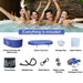 ALEKO Oval Spa Inflatable 2 Prs Hot Tub Personal Spa 145 Gallon with Drink Tray