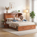 Cherry SixtyThreeInch Murphy Bed Cabinet With Mattress