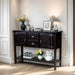 48" Solid Wood Sideboard Buffet Cabinet with Storage Drawers