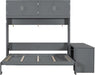 Queen Size Murphy Bed WithIntegratedStorageCabinets