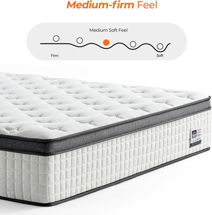 Queen Size Hybrid Mattress Gel MemoryFoam ProEdition
