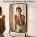 2-Pack 22X30 Inch Matte Black Rounded Rectangle Vanity Mirrors