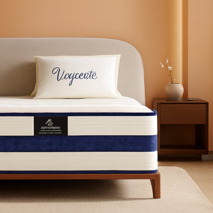 TwinXL 12Inch Hybrid BreathableMemoryFoam PocketSprings Mattress