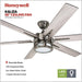 Ceiling Fans with Lights, Kaliza LED Indoor Fan W/ 6 Blades, 56 Inch, Gun Metal - Smart Remote-Controlled Fan with Quiet Motor for Home and Bedroom