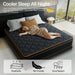 14 Inch King Size Mattress in a Box,Gel Hybrid Memory Foam Individually Wrapped Pocket Springs for Motion Isolation,Pressure Relief,Certipur-Us,Medium Firm-Black