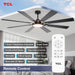 Dimmable 62 Inch Matte Black Ceiling Fan With Remote Guide