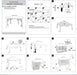 10' X 10' Pop up Gazebo Tent (Coffee)
