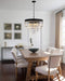 Crystal Chandelier Raindrop Pendant Hanging Light Fixture