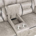 Taupe Recliner Loveseat - Greer