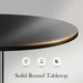 30" round Bistro Table,Outdoor Coffee Table，Round Outdoor Small Table Modern Style for Porch Pool Balcony Deck Bronze