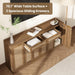 70.1"W Rattan Sideboard Buffet Cabinet, Large Storage Cabinets