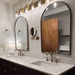 Antique Gold Arched Wall Mirror 24" X 36"