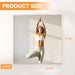 Frameless TemperedGlass 48x24 HomeGymMirror 2Pack WallMounted