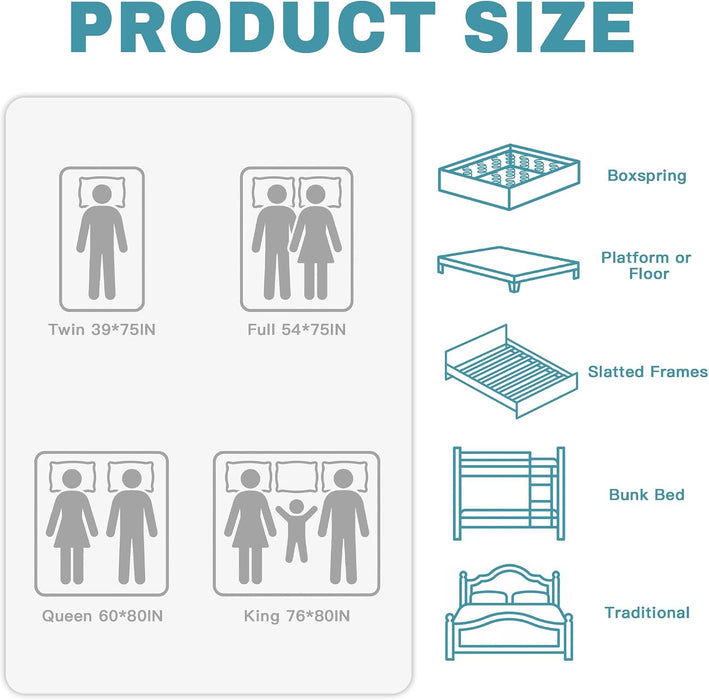 12 Inch Full Size Hybrid Mattress, Medium Firm, Motion Isolation