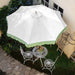 9Ft Elegant Valance Patio Umbrella, Outdoor Umbrellas for Patio with Auto-Tilt and Crank Systerm, Table Umbrella for Outdoors, Poolside,Beach, Backyard