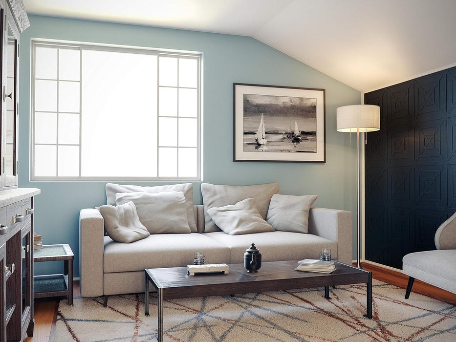 Stowe Floor Lamp with Antique Brass Finish, Modern Style, 61" Height, 19" Width, 19" Depth