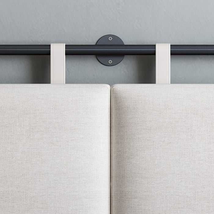 Headboards for Queen Size Bed, Wall Mounted Headboard with Fine Linen Upholstery and Button Tufting, Adjustable Heigh Headboard for Bedroom(Queen,Beige)