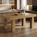 63 Inch Dining Table for 4-6 People, Rectangular Kitchen Table