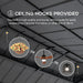 12x20 Ft CedarFramed Wood Gazebo MatteBlack Outdoor
